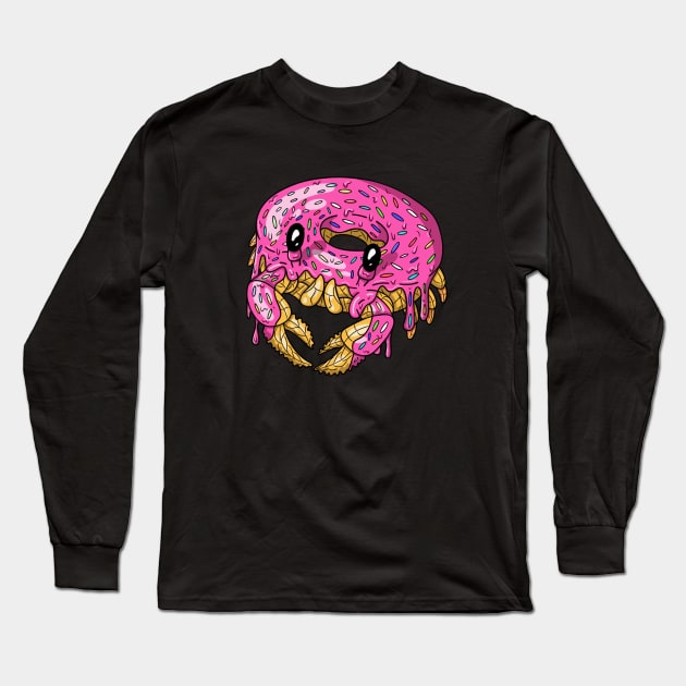 Cute crab donut Long Sleeve T-Shirt by Funner